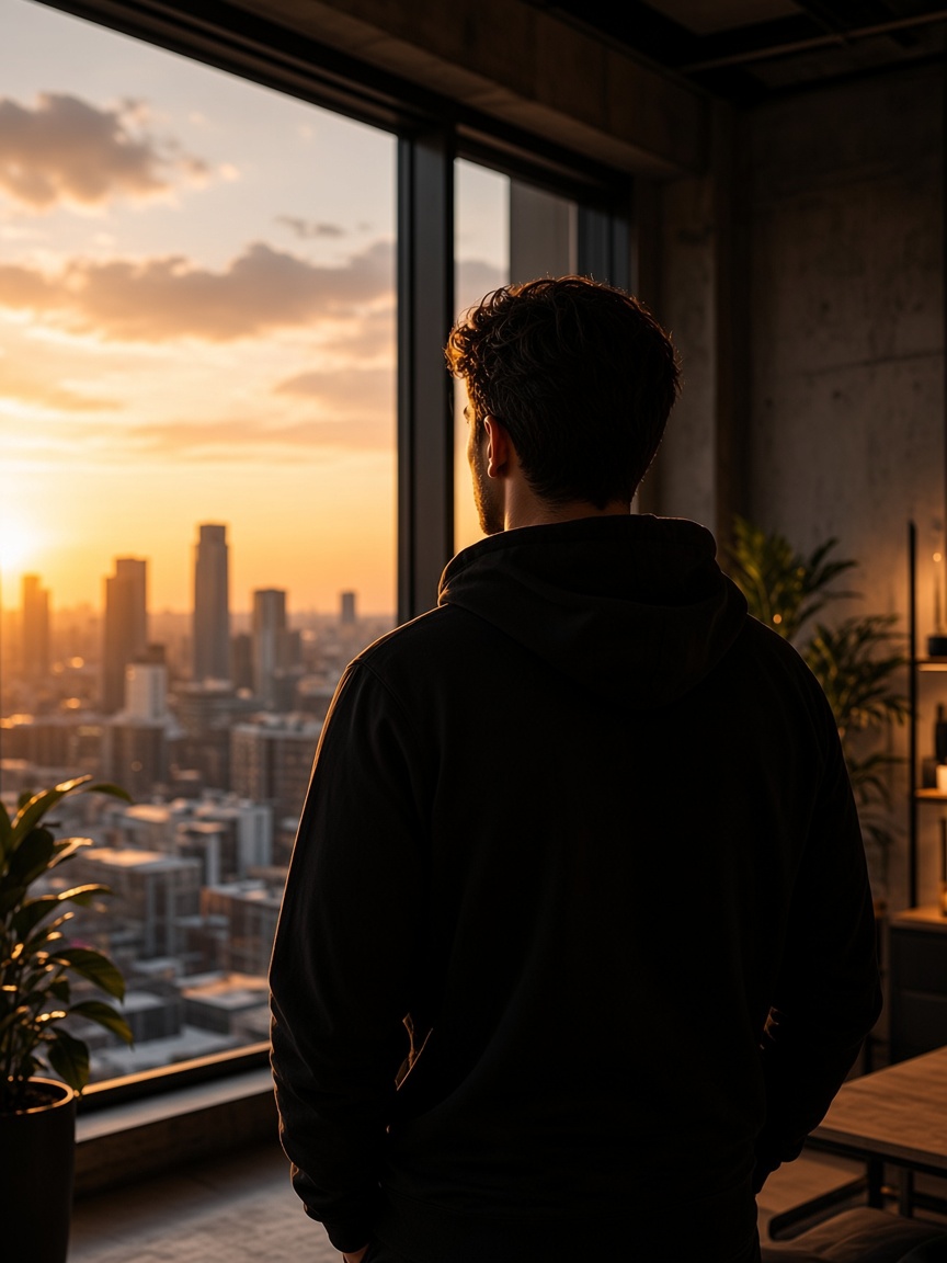 Looking out from the VYBRAND studio