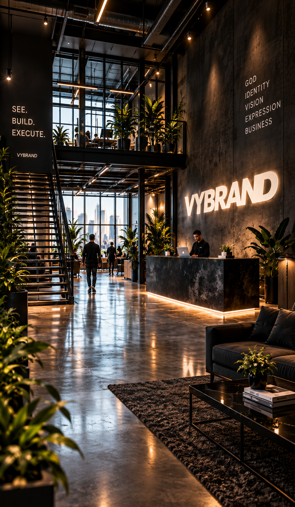 VYBRAND reception and entrance